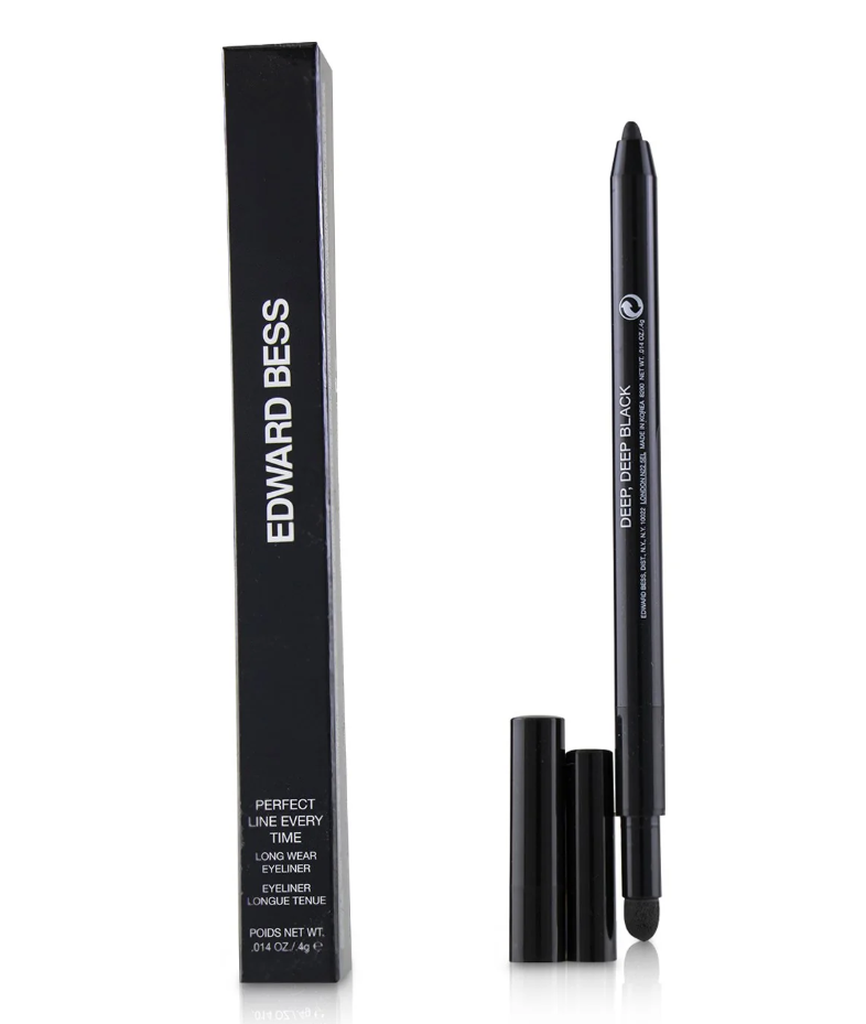 Edward Bess Perfect Line Every Time Long Wear Eyeliner パーフェクト ライン エブリ タイム ロング ウェア アイライナー # 01 Deep, Deep Black 0.4g