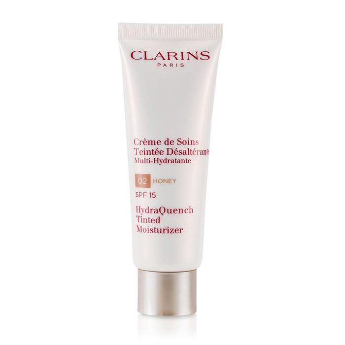 CLARINS クラランスイドラ クエンチティンテッド モイスチャライザー SPF 15 # 02 HONEY 3380811143101