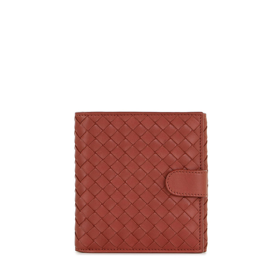 ボッテガ・ヴェネタ BOTTEGA VENETA レディースショートスナップボタンウォレット 163240 V001N 6329