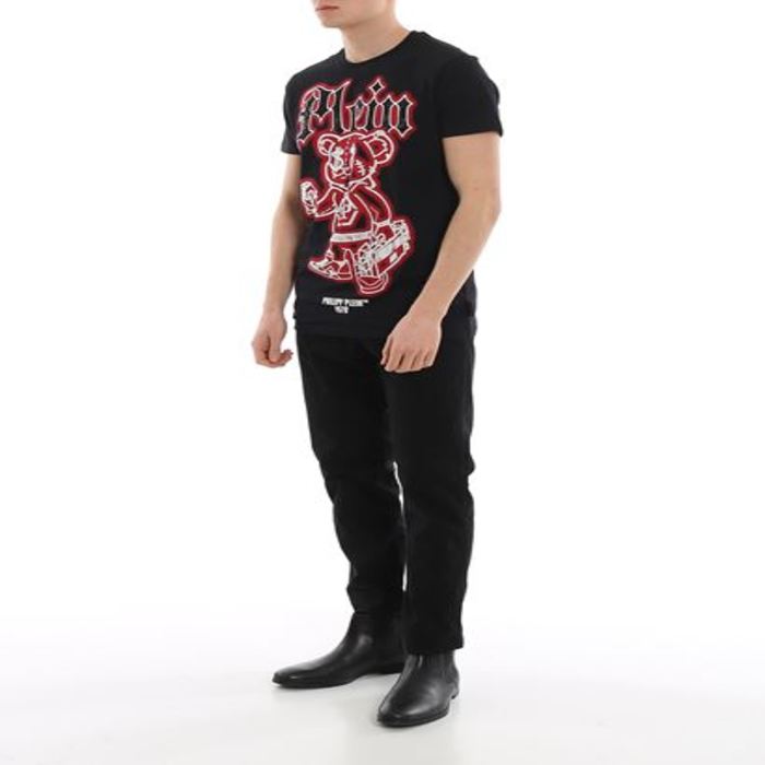 PHILIPP PLEIN MEN T-SHIRT フィリップ.プレイン メンズ T-シャツ MTK4246002N0213