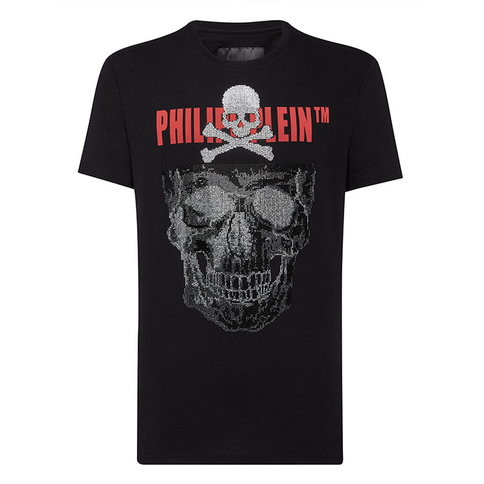 PHILIPP PLEIN MEN T-SHIRT フィリップ.プレイン メンズ T-シャツ MTK4248002N0113