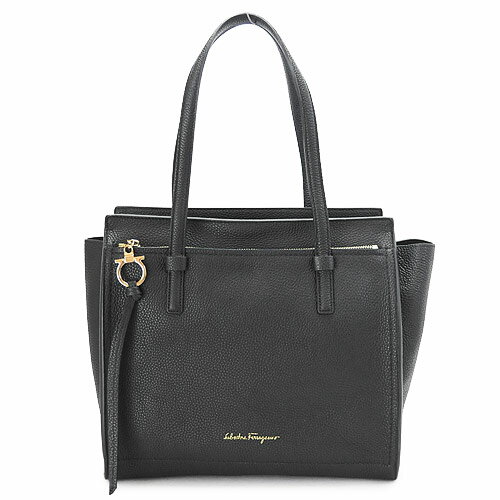 FERRAGAMO BAG フェラガモバッグ 21-F216 CALF NERO