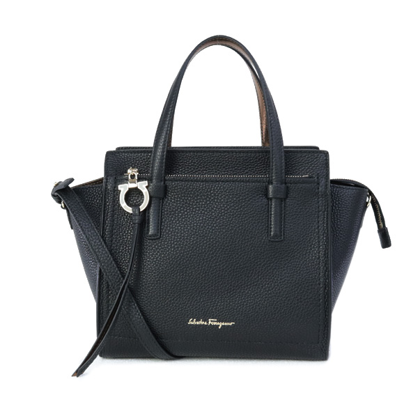 FERRAGAMO BAG フェラガモバッグ 21-F478 CALF NERO