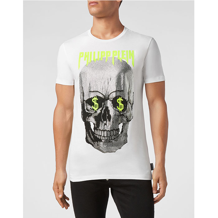 PHILIPP PLEIN MEN T-SHIRT フィリップ.プレイン メンズ T-シャツ MTK4331002N01