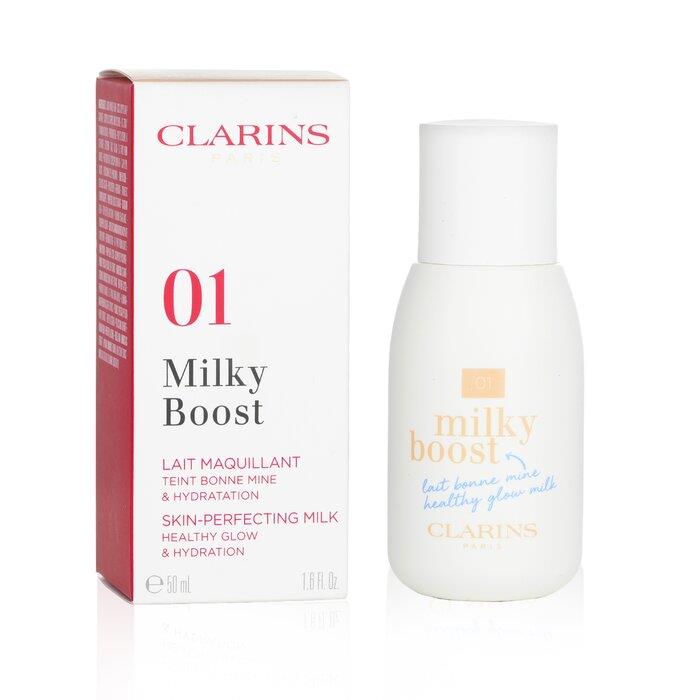 CLARINS クラランスミルキー ブースト ファンデーション # 01 MILKY CREAM 3380810368925