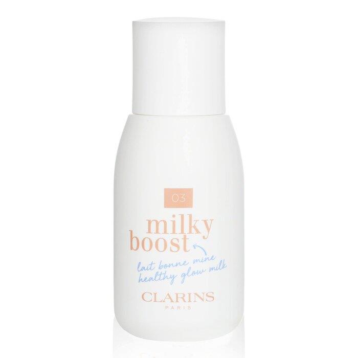 CLARINS クラランスミルキー ブースト ファンデーション # 03 MILKY CASHEW 3380810368949