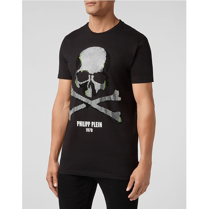 PHILIPP PLEIN MEN T-SHIRT フィリップ.プレイン メンズ T-シャツ MTK4336002N02