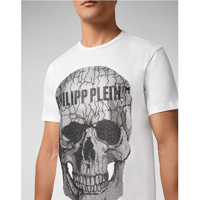 PHILIPP PLEIN MEN T-SHIRT フィリップ.プレイン メンズ T-シャツMTK4337002N01