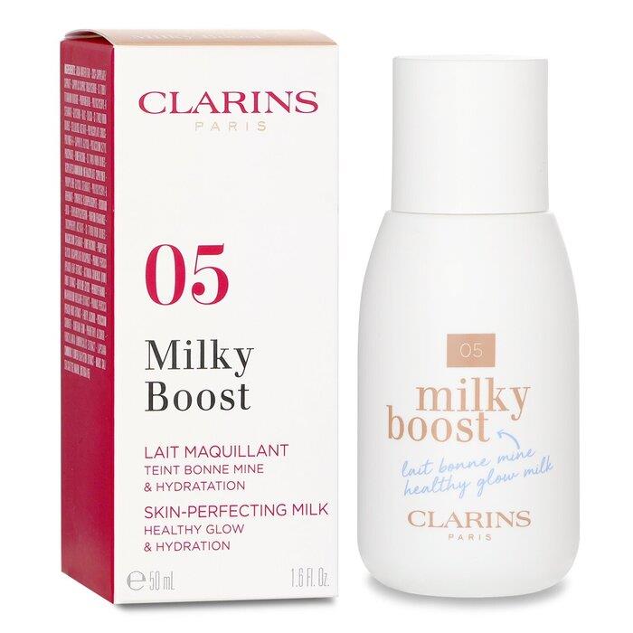 CLARINS クラランスミルキー ブースト ファンデーション # 05 MILKY SANDALWOOD 3380810368963