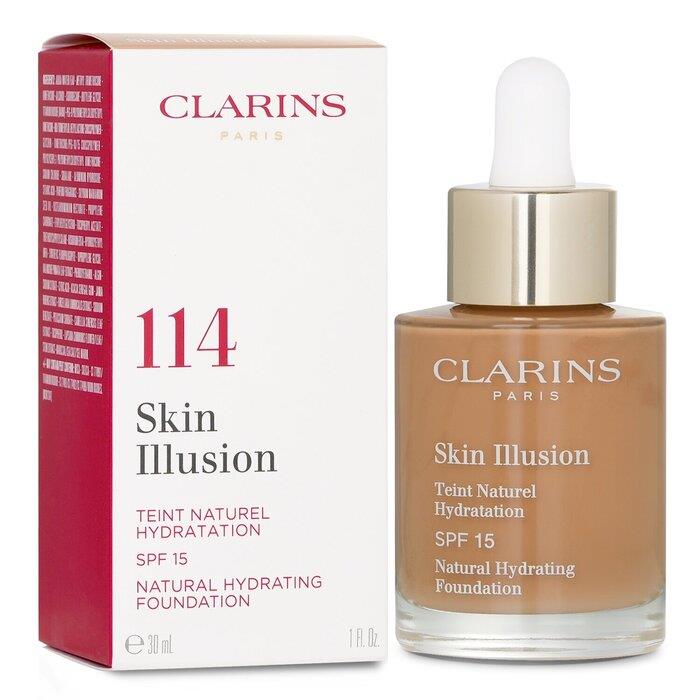 CLARINS クラランス スキン イリュージョン ファンデーション# 114 Cappuccino 3380810234435