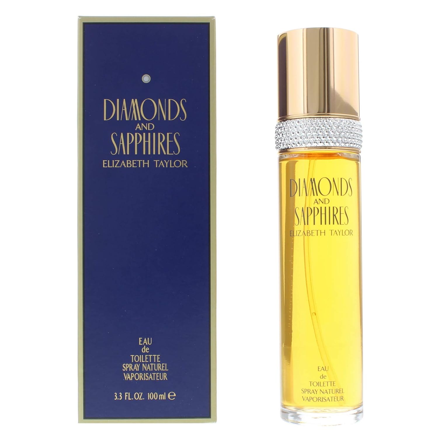 Elizabeth Taylor Diamonds and Sapphires for Women, Eau De Toilette Spray ダイヤモンズ&サファイアズ EDT SP 100ML