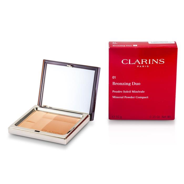 CLARINS クラランス クラランス ブロンジング デュオ ミネラルパウダー  # 01 LIGHT 3380814053513