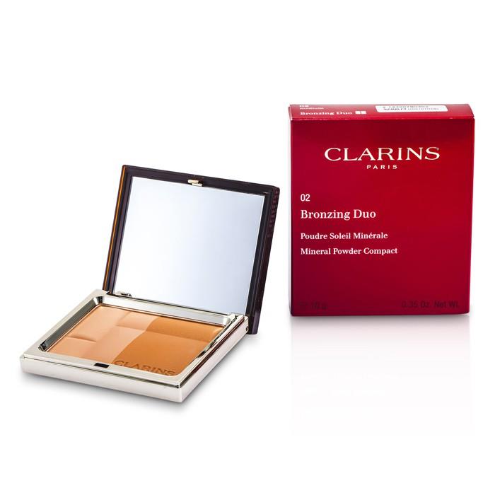 クラランス CLARINS レディース クラランス ブロンジング デュオ ミネラルパウダー # 02 MEDIUM 33808140536