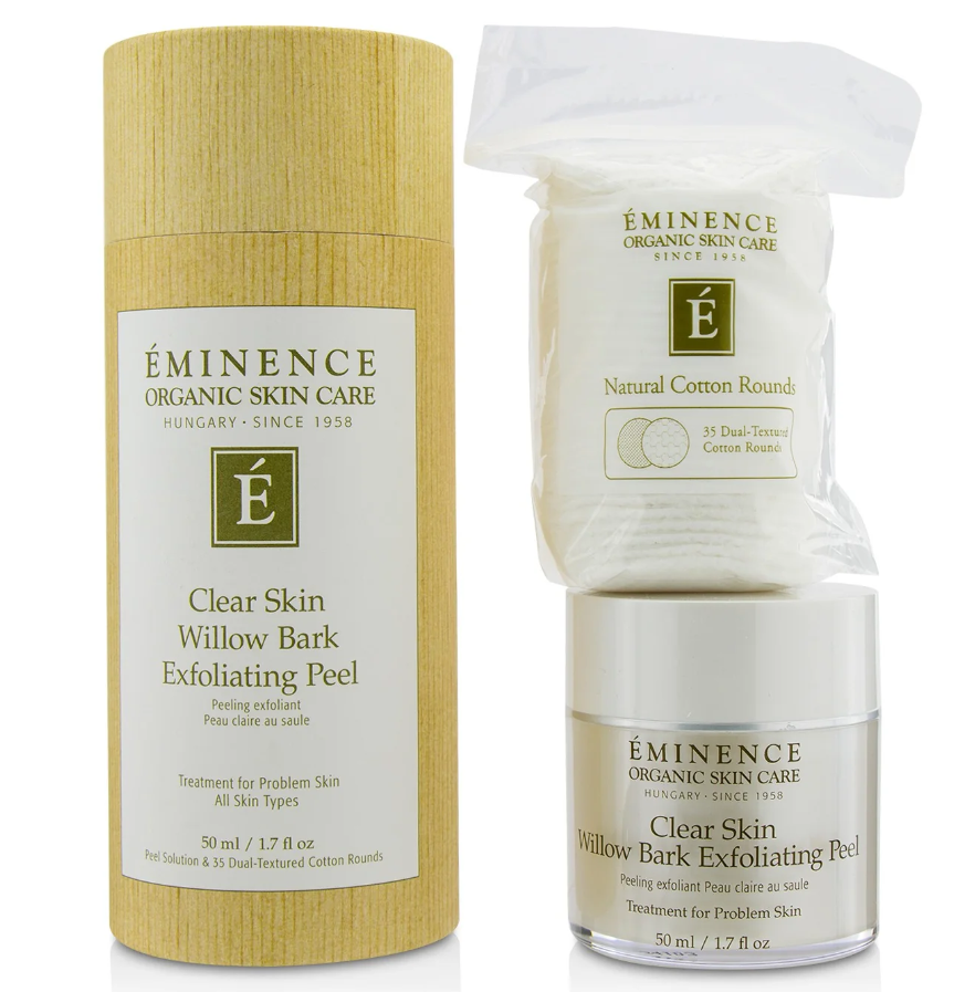 Eminence Exfoliating Peel Clear Skin Willow Barkクリア スキン ウィロウ バーk エクスフォリエイティングピール 50ML