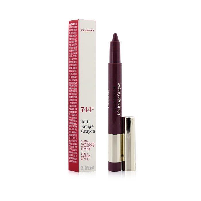 CLARINS クラランス ジョリ ルージュ クレヨン # 744C PLUM 3380810382488