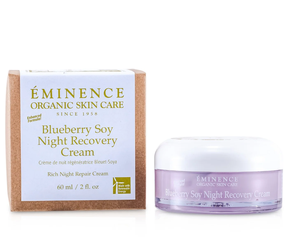 Eminence Soy Night Recovery Creamブルーベリー ソイ ナイト リカバリー クリーム60ML