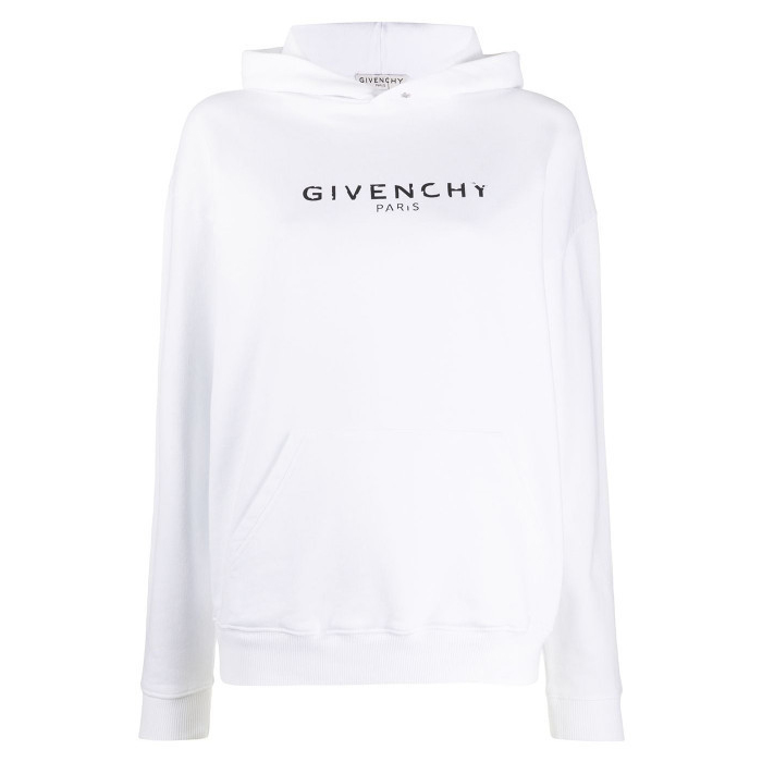 ジバンシィ GIVENCHY レディースロゴプリントパーカーホワイト BW70643Z0Y 100