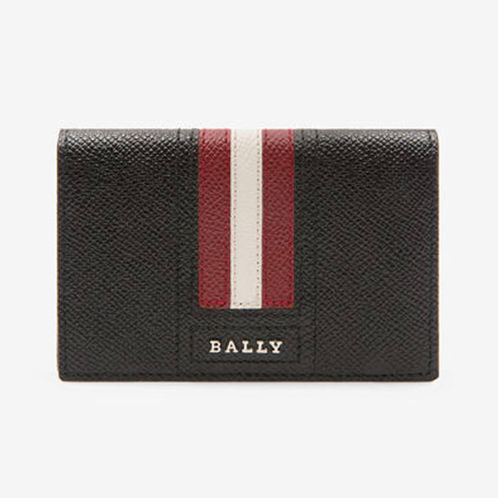 バリー BALLY メンズ ウォレット レザーカードホルダー 6218025 BOEM BLK