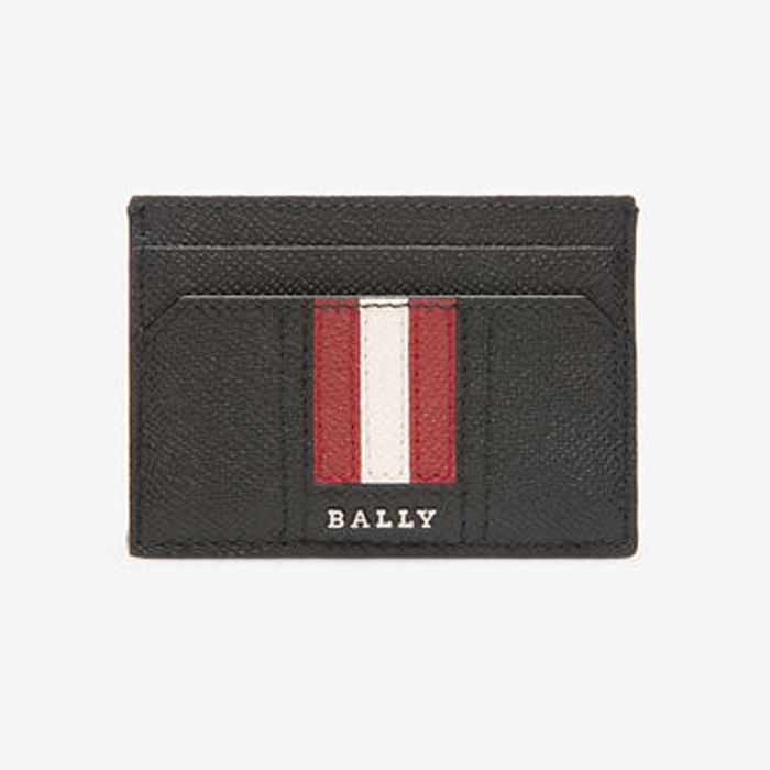 バリー BALLY メンズ ウォレット レザーカードホルダー  6218031 BOEM BLK