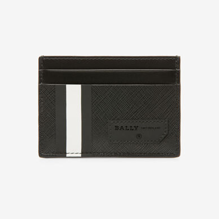 バリー BALLY メンズコートキャンバスカードホルダー  6224339 SPVC BLK