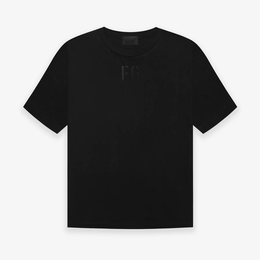 FEAR OF GOD フィアオブゴッド FG50 025CTJ FG Tシャツ ロゴT 半袖 カットソー オーバーサイズ クルーネック ロゴT ヴィンテージ加工 Vintage-Black メンズ