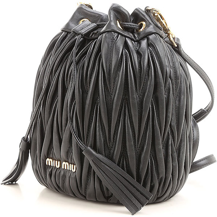 MIU MIU BAG ミュウミュウ バッグ 5BE014N88NERO