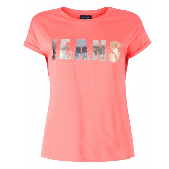 AJ LADIES T-SHIRT アルマーニ ジーンズ レディースTシャツ 3Y5T07 5J14Z 1480