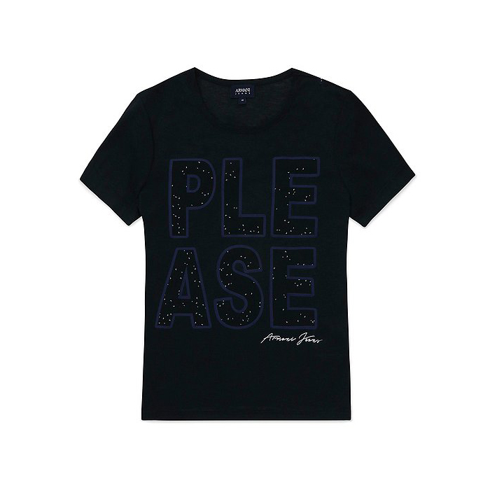 AJ LADIES T-SHIRT アルマーニ ジーンズ レディースTシャツ 3Y5T17 5J16Z 155N