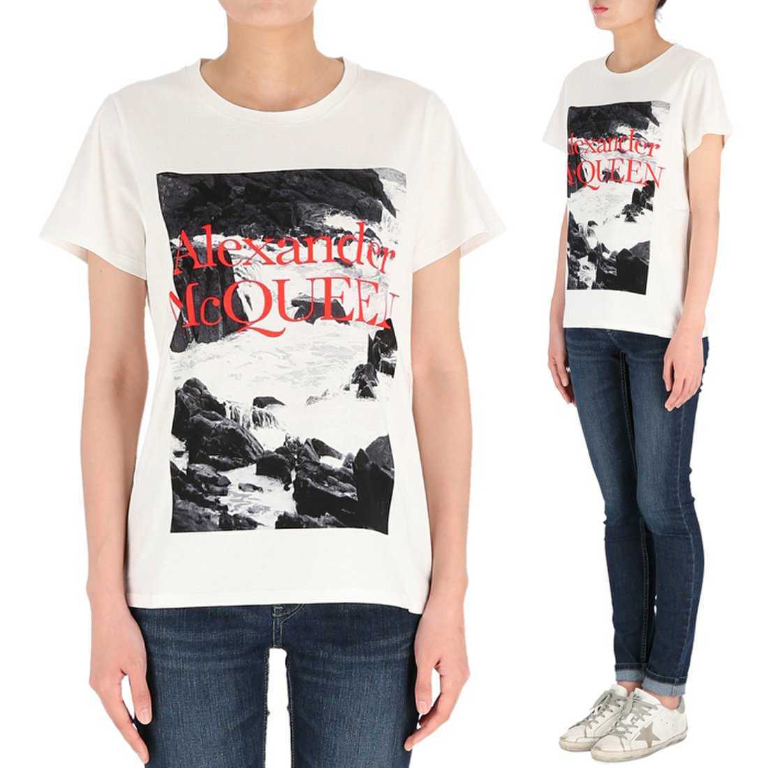 MCQ LADIES T-SHIRTレディース Tシャツ 634188 QZABX 0900