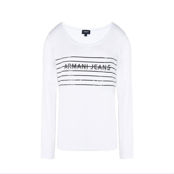 AJ LADIES T-SHIRT アルマーニ ジーンズ レディースTシャツ 3Y5T47 5JABZ 1100