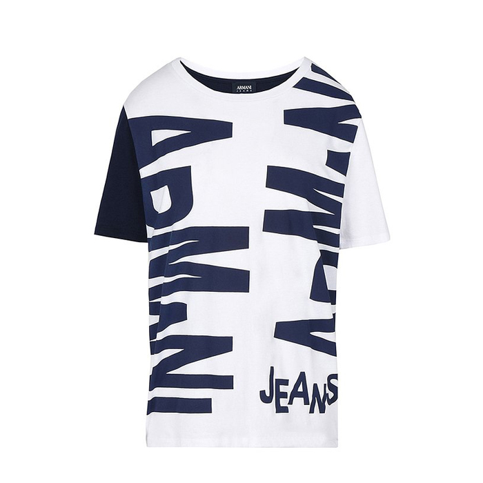 AJ LADIES T-SHIRT アルマーニ ジーンズ レディースTシャツ 3Y5T55 5JPXZ 1100