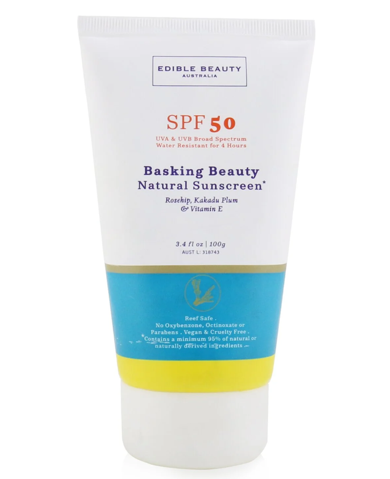 EDIBLE BEAUTY Basking Beauty Natural Sunscreen SPF 50チュラル サンスクリーン 100G