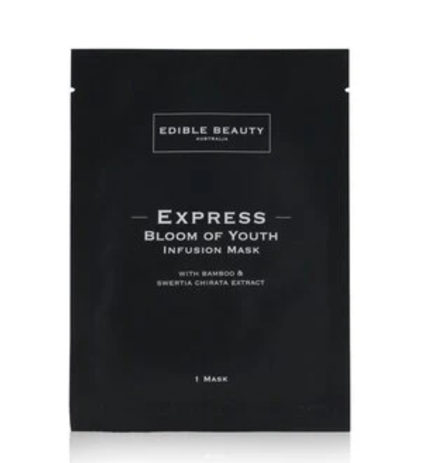 EDIBLE BEAUTY Express Bloom Of Youth Infusion Mask エクスプレス ブルーム オブ ユース インフュージョン マスク 5sheets