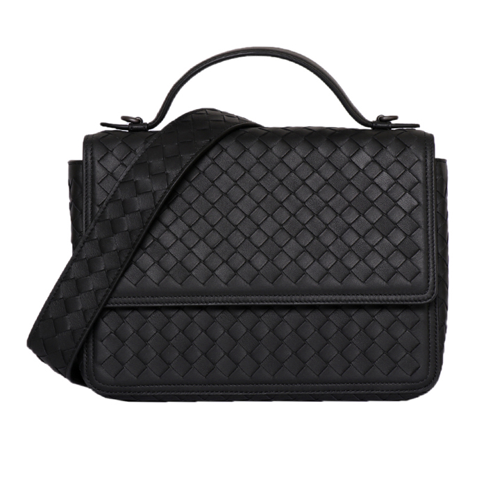 ボッテガヴェネタ BOTTEGA VENETA レディースブラックショルダーバッグ 522922 V0016 8175 BLACK