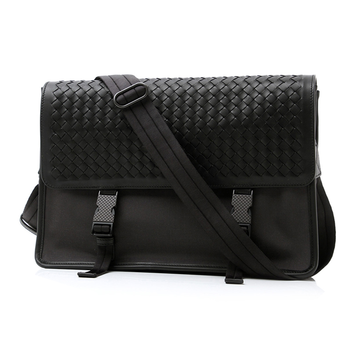 ボッテガヴェネタ BOTTEGA VENETA メンズ メッセンジャー バッグ "BORSA HI-TECH" 548337 VAYE7 1000 BLACK