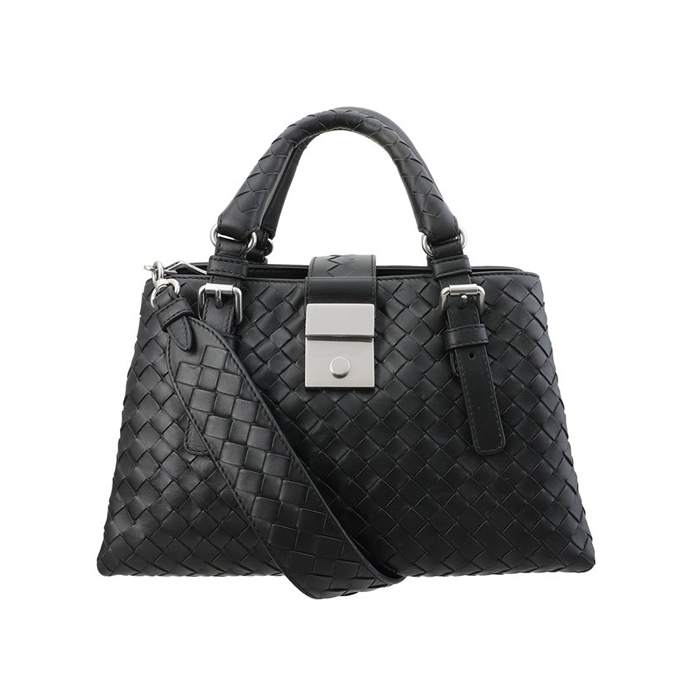 ボッテガヴェネタ BOTTEGA VENETA レディースブラックショルダーバッグ 576337 VQ13C 1229 BLACK