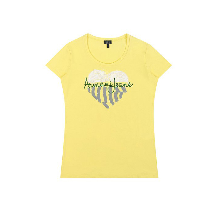 AJ LADIES T-SHIRT アルマーニ ジーンズ レディースTシャツ A5H24AB N9