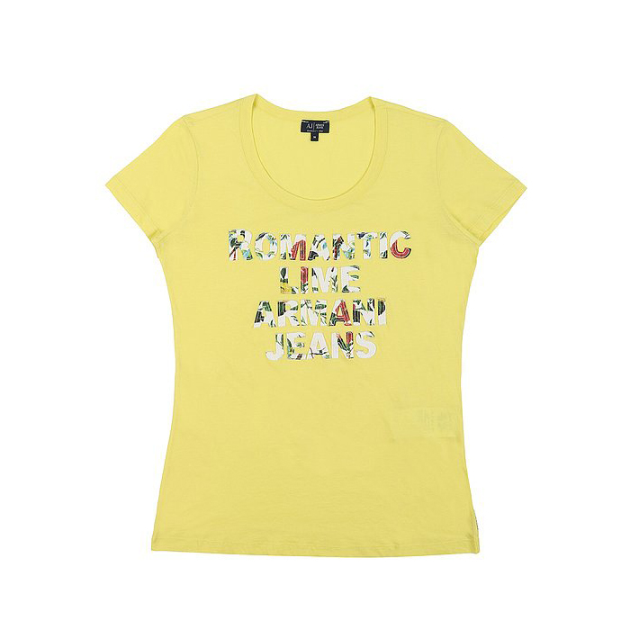 AJ LADIES T-SHIRT アルマーニ ジーンズ レディースTシャツ A5H47LE N9