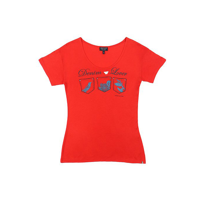 AJ LADIES T-SHIRT アルマーニ ジーンズ レディースTシャツ A5H59LS  4V