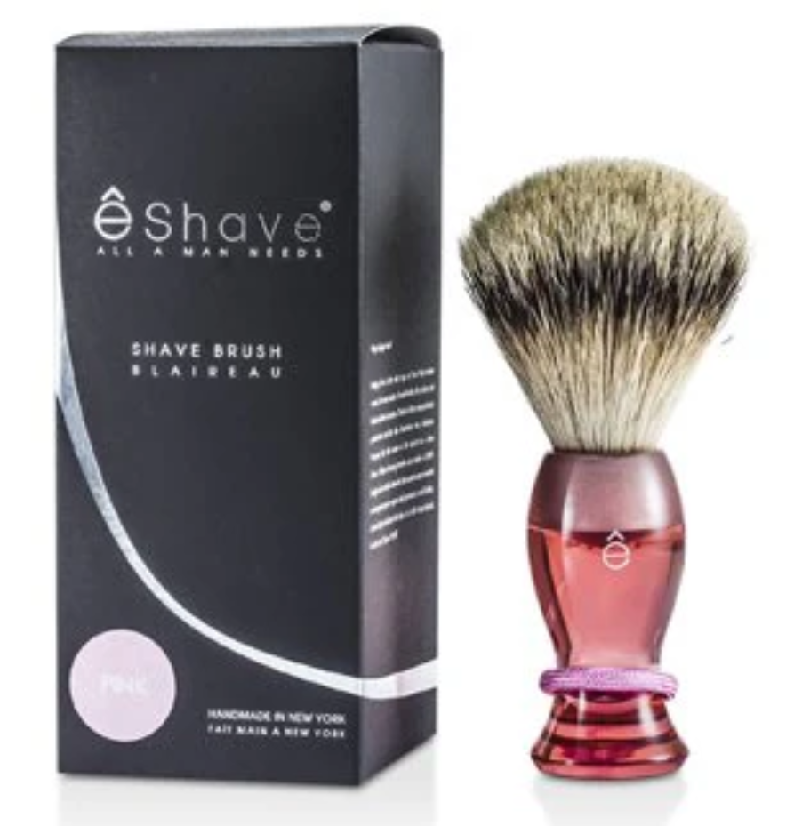 Eshave Finest Shaving Brush - Pinkファイネスト シェービングブラシ - ピンク 1PC