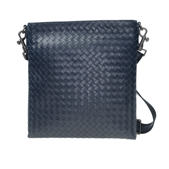 ボッテガヴェネタ BOTTEGA VENETA メンズメッセンジャーバッグ イントレッチャート 276357 V465C 4097 DARK BLUE