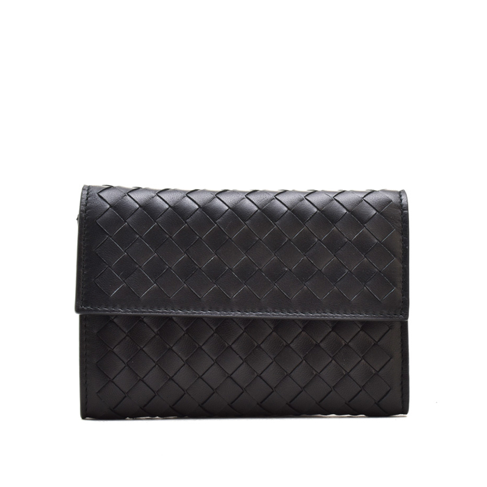 ボッテガヴェネタ BOTTEGA VENETA WALLET レディースウォレット 472438 V001N 1000 BLACK