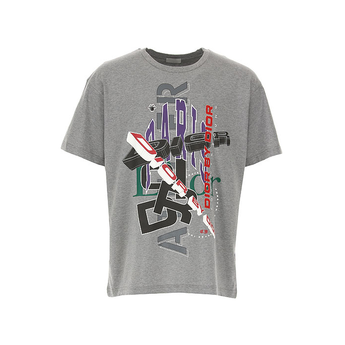 ディオール DIOR メンズ Tシャツ 863J611P3312 889 GREY