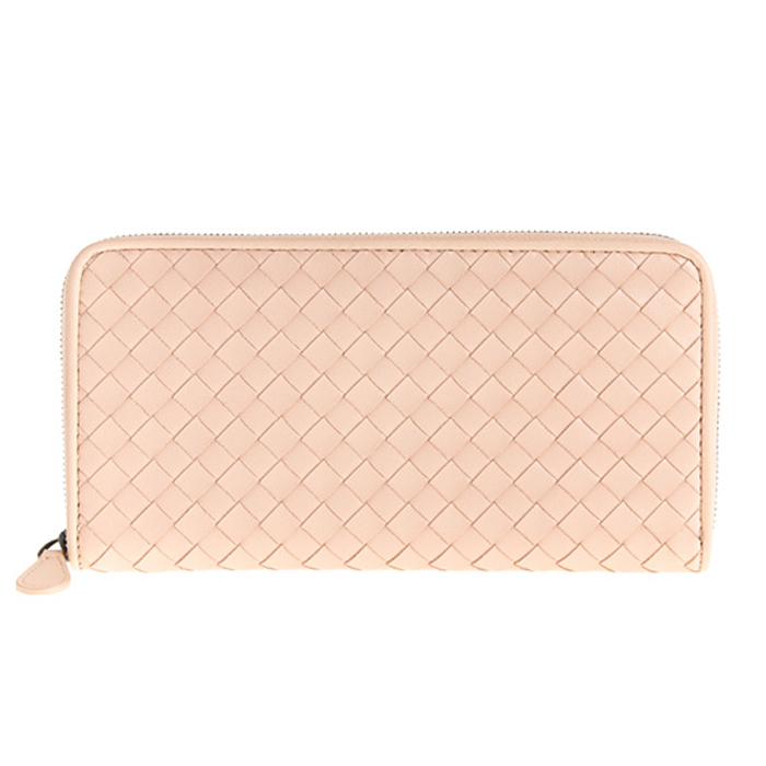 ボッテガ・ヴェネタ BOTTEGA VENETA WALLET レディースウォレット 506685 V001N 6809 PEACH ROSE