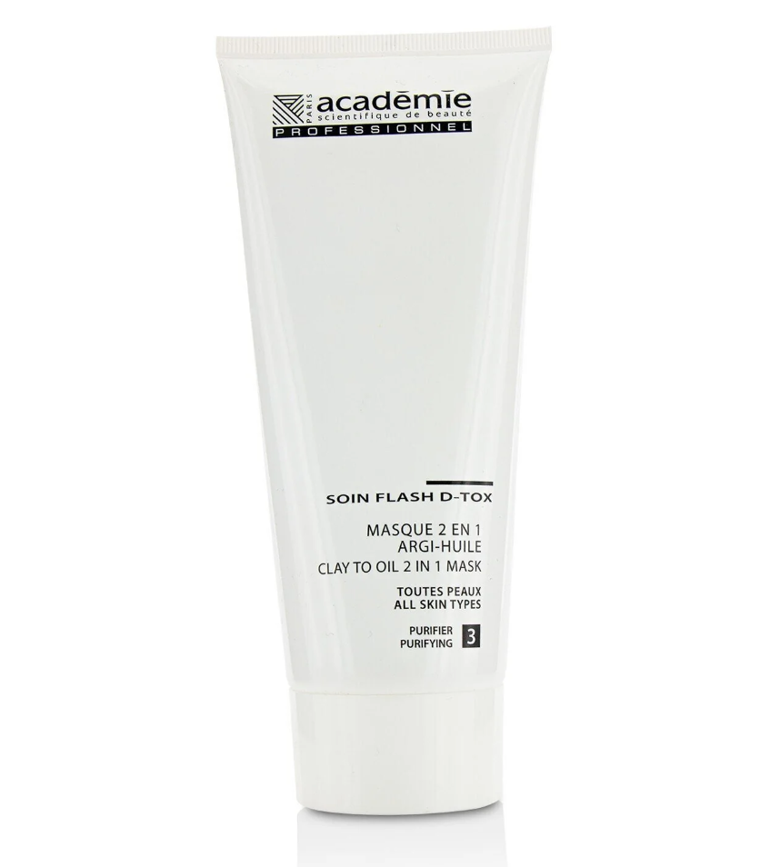 Academie Clay To Oil 2 in 1 Mask (For ALL Skin Types)クレイ トゥ オイル 2 in 1 マスク200ML