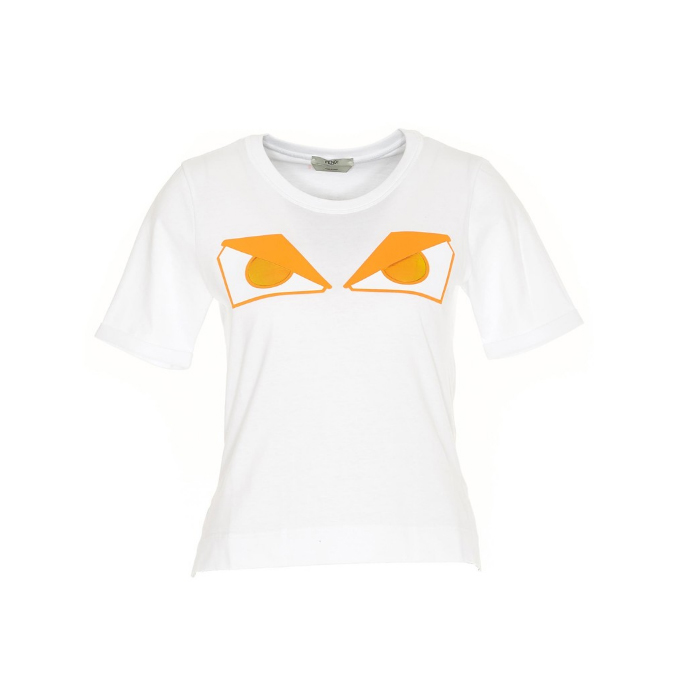 フェンディFENDI LADY T-SHIRT レディTシャツ FAF047 A2A5 F0ZNM WHITE