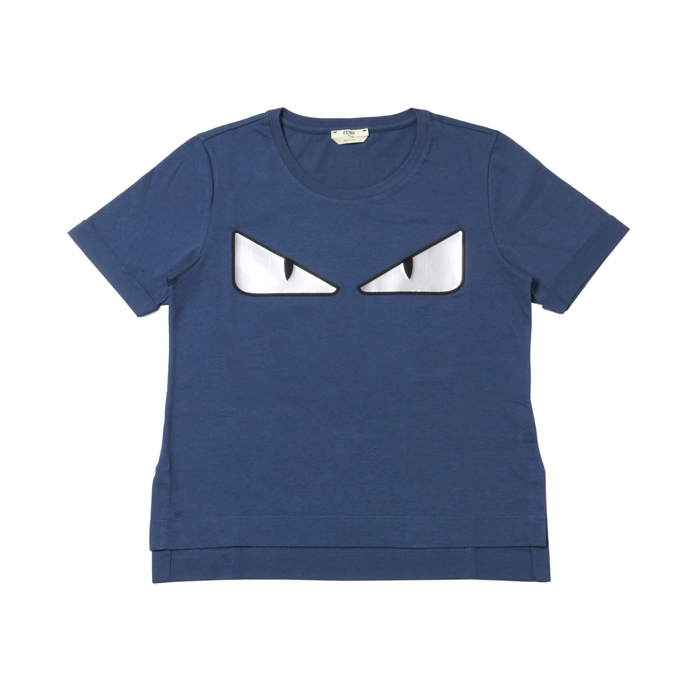 フェンディFENDI LADY T-SHIRT レディTシャツ FAF072 A47C F12QA BLUE