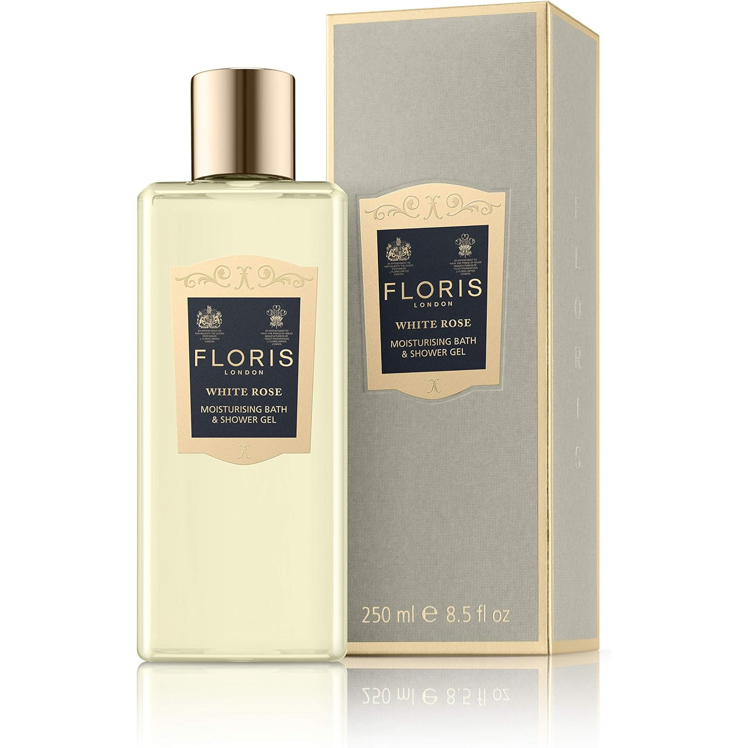 FLORIS  フローリス White Rose Moisturising Bath & Shower Gel ホワイトローズ モイスチャライジング バス&シャワージェル 886266922108