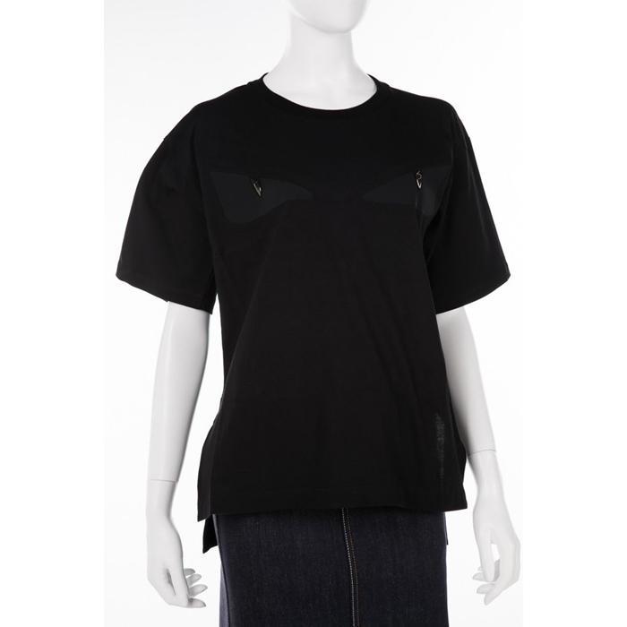 フェンディFENDI LADY T-SHIRTレディTシャツ FAF077 A6MH F0GME BLACK