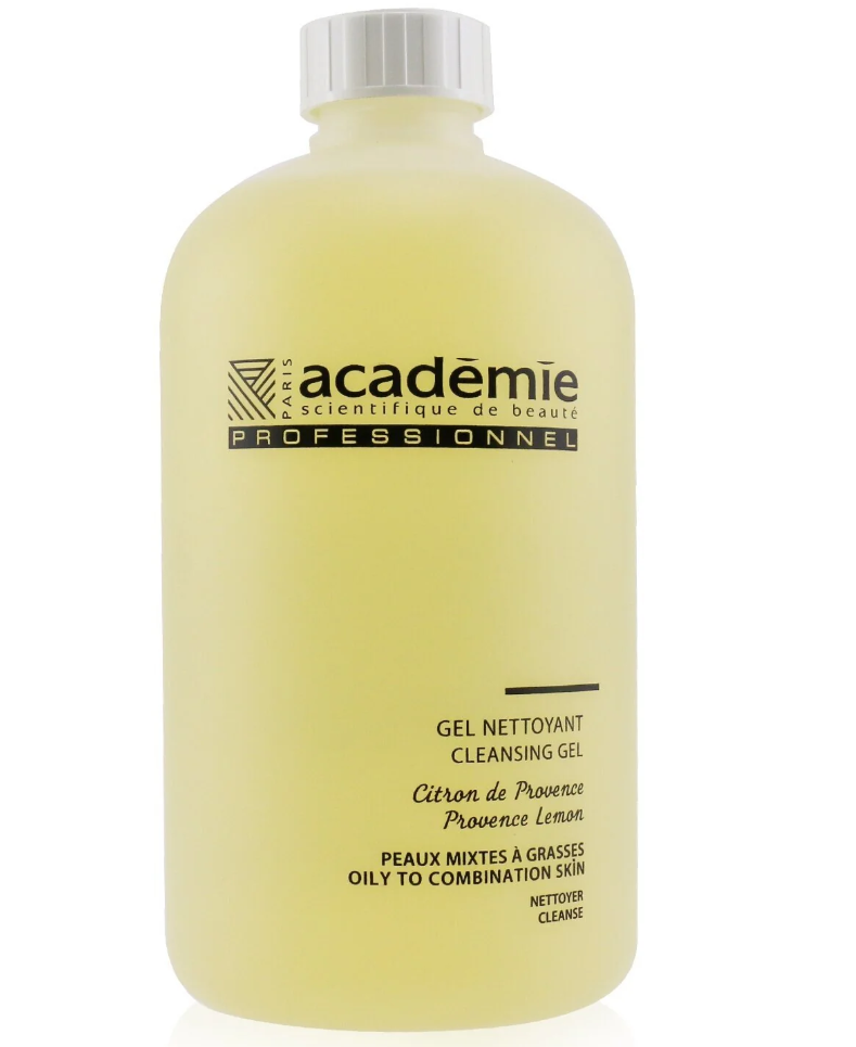 Academie Cleansing Gel - For Oily to Combination Skin (Salon Size)クレンジングジェル 500ML